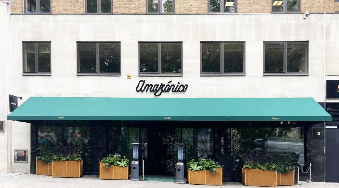Customised entrance canopy by Morco 